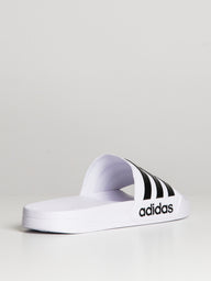MENS ADIDAS ADILETTE SHOWER SLIDES - CLOUD WHITE/CORE WHITE