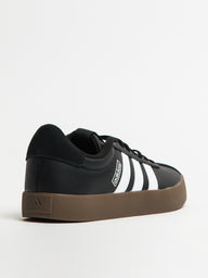 MENS ADIDAS VL COURT 3.0 SNEAKER - CORE BLACK/CLOUD WHITE/GUM