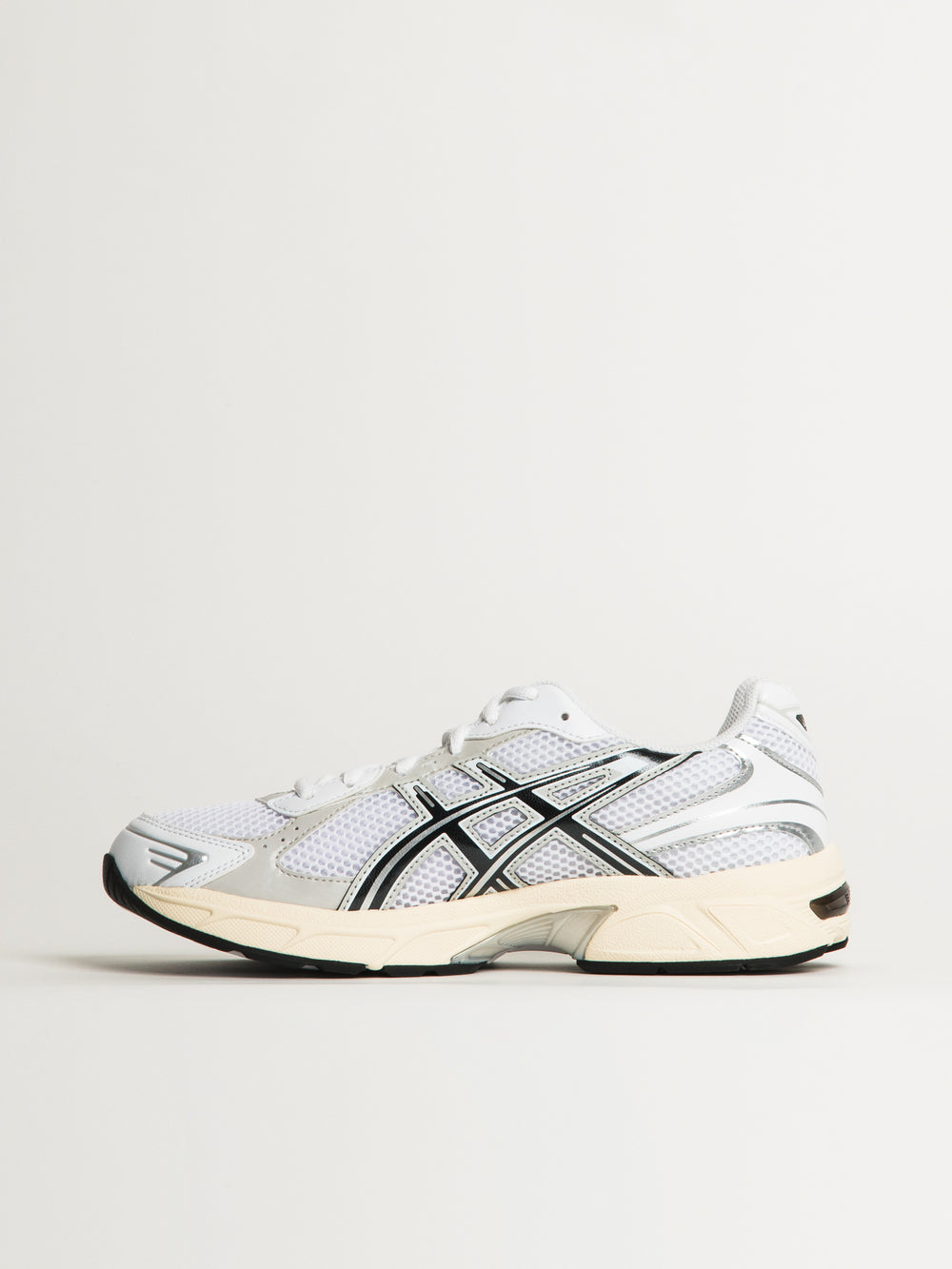 MENS ASICS GEL 1130 SNEAKER - WHITE/CLOUD GREY