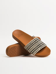 WOMENS BILLABONG MARA BLACK/WHITE SANDALS - CLEARANCE