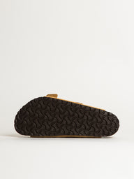 MENS BIRKENSTOCK ARIZONA SUEDE SANDALS - REGULAR - LATTE