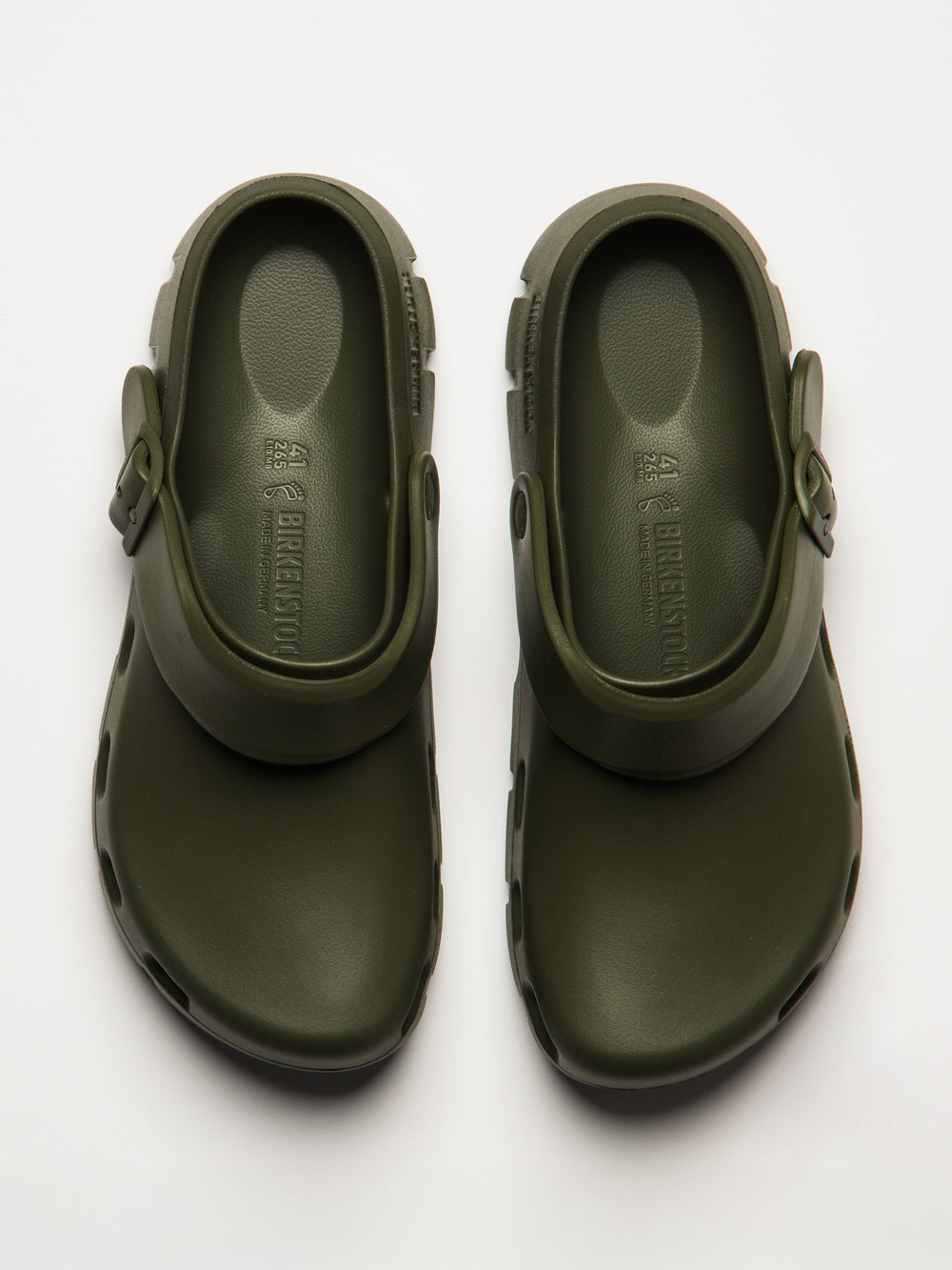 MENS BIRKENSTOCK BIRKI FLOW EVA CLOG - REGULAR - KHAKI