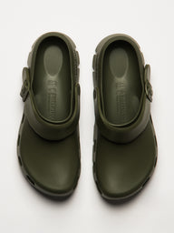 MENS BIRKENSTOCK BIRKI FLOW EVA CLOG - REGULAR - KHAKI