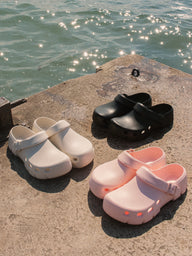 WOMENS BIRKENSTOCK BIRKI FLOW EVA CLOG - LIGHT ROSE
