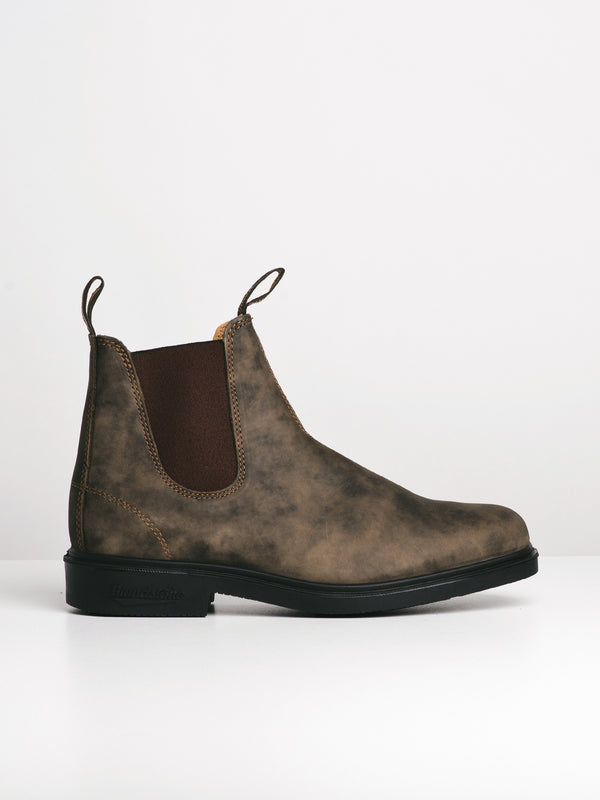 BLUNDSTONE MENS BLUNDSTONE DRESS RUSTIC BROWN BOOT - Blackwell Supply Co.