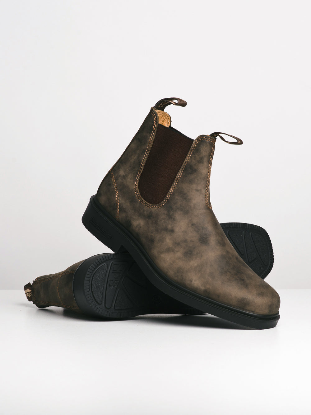 MENS BLUNDSTONE DRESS RUSTIC BROWN BOOT