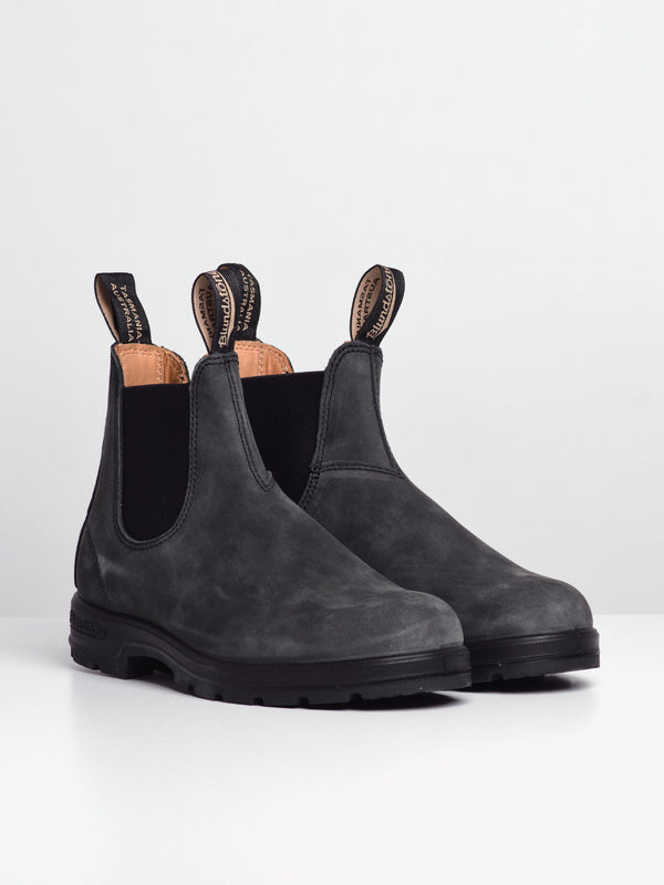 BLUNDSTONE WOMENS BLUNDSTONE CLASSIC RUSTIC BLACK BOOT - Blackwell Supply Co.