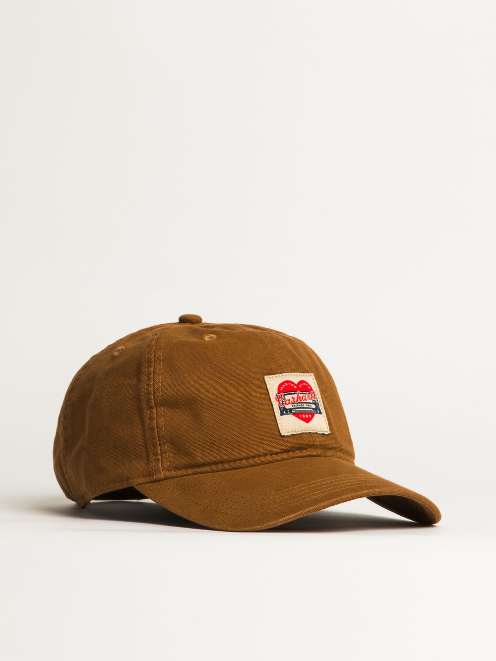 CARHARTT HEART PATCH CANVAS BALLCAP - BROWN