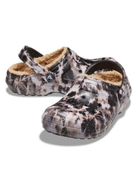 WOMENS CROCS CLASSIC LINED BLEACH DYE CLOG - CLEARANCE
