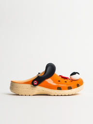 MENS CROCS PRINGLES CLASSIC CLOG - ORANGE/RED - CLEARANCE
