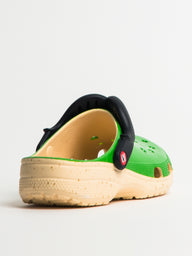 MENS CROCS PRINGLES CLASSIC CLOG - GREEN/BLUE - CLEARANCE