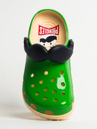 MENS CROCS PRINGLES CLASSIC CLOG - GREEN/BLUE - CLEARANCE