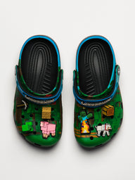 KIDS CROCS MINECRAFT CLASSIC CLOG - MINECRAFT
