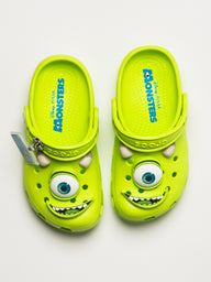 KIDS CROCS MONSTERS INC MIKE CLASSIC CLOG - LIME GREEN