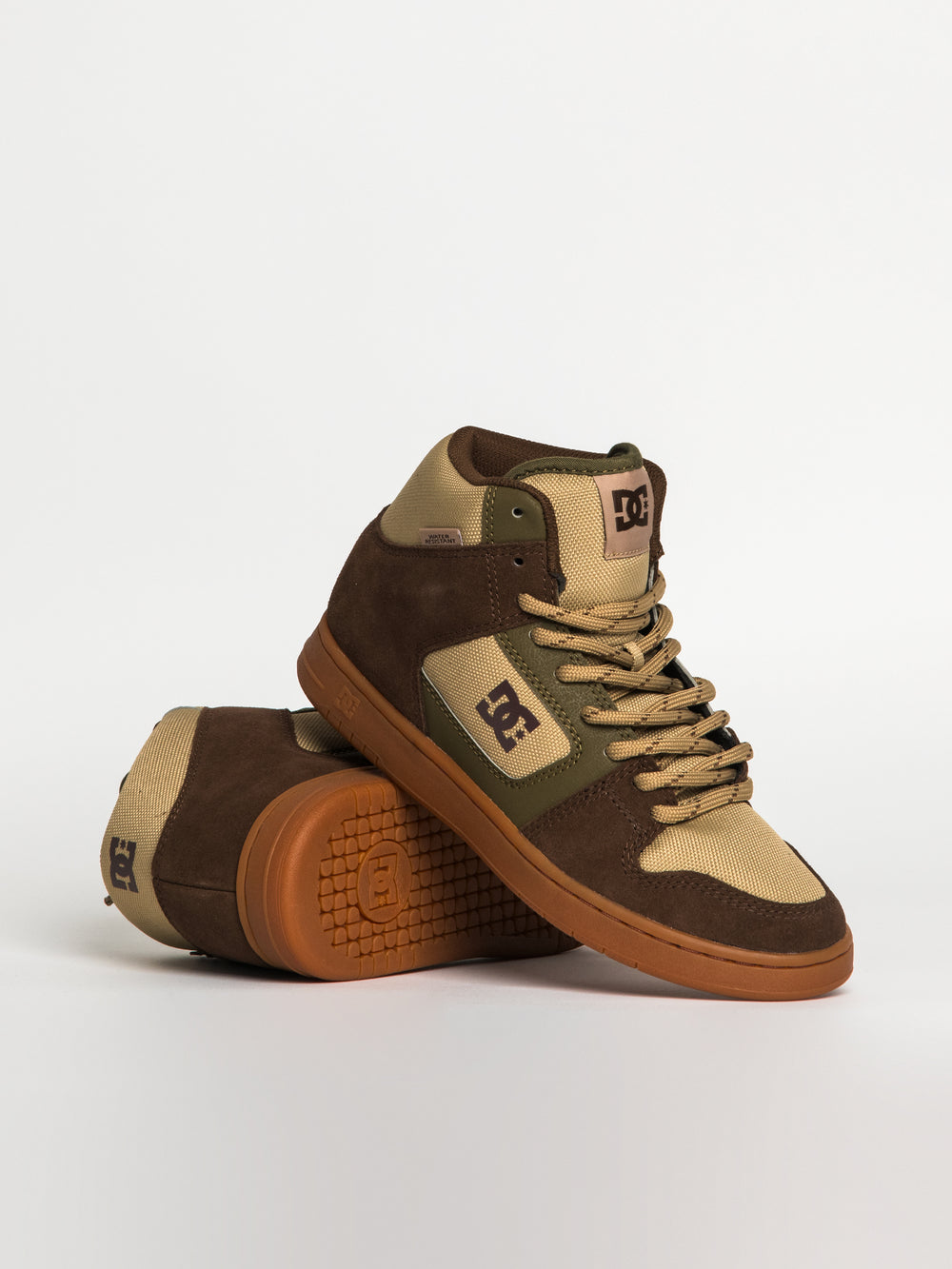 MENS DC SHOES MANTECA 4 HI WATER RESISTANT SHOE - CLEARANCE