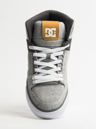 MENS DC SHOES PURE HIGH TOP WC SNEAKER - CLEARANCE