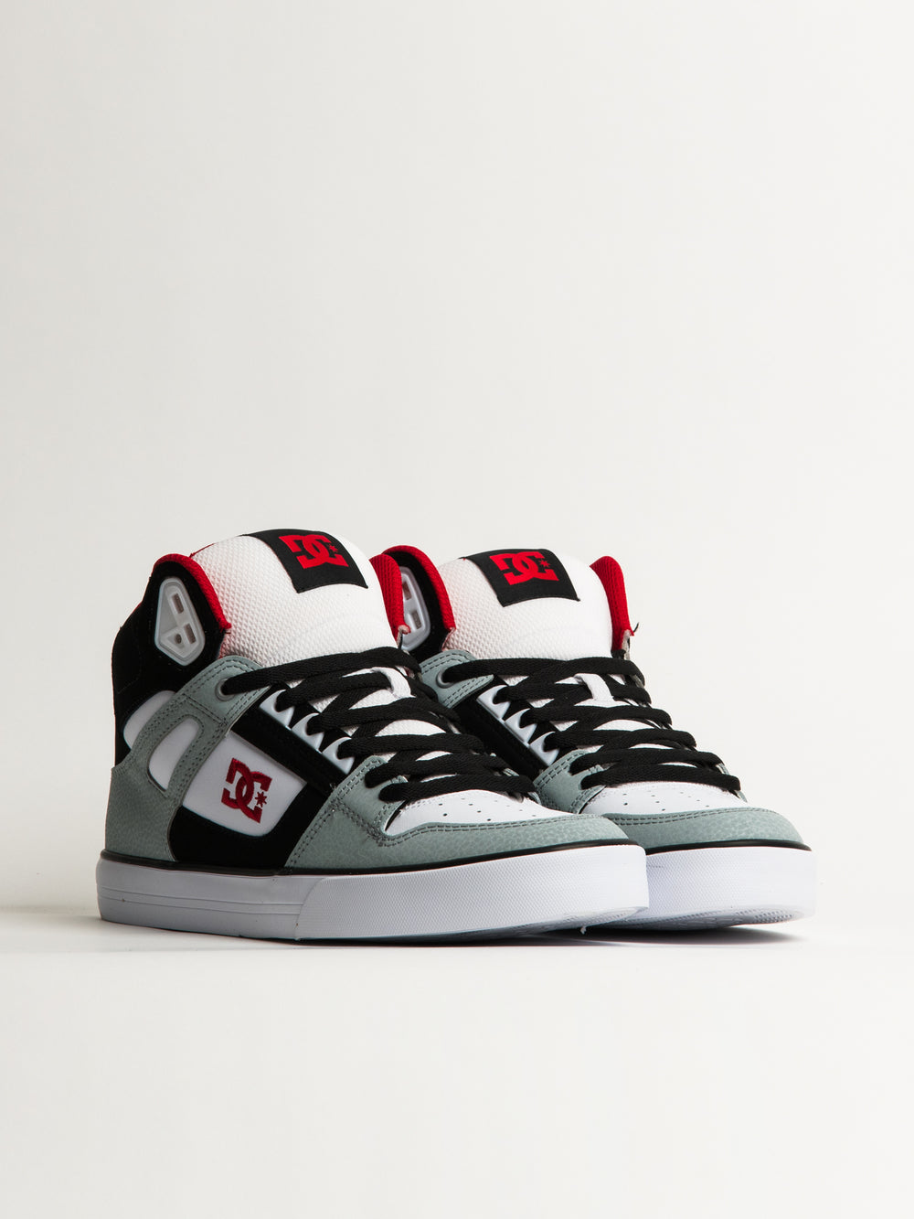 MENS DC SHOES PURE HIGH TOP WC SNEAKER - BLACK/GREY