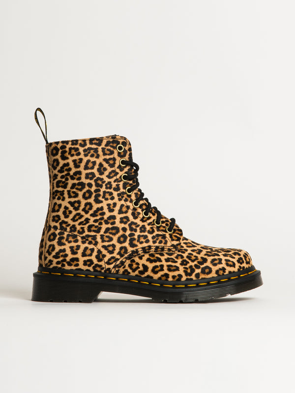 DR MARTENS WOMENS DR MARTENS 1460 MINI LEOPARD SPOT BOOT - Blackwell Supply Co.