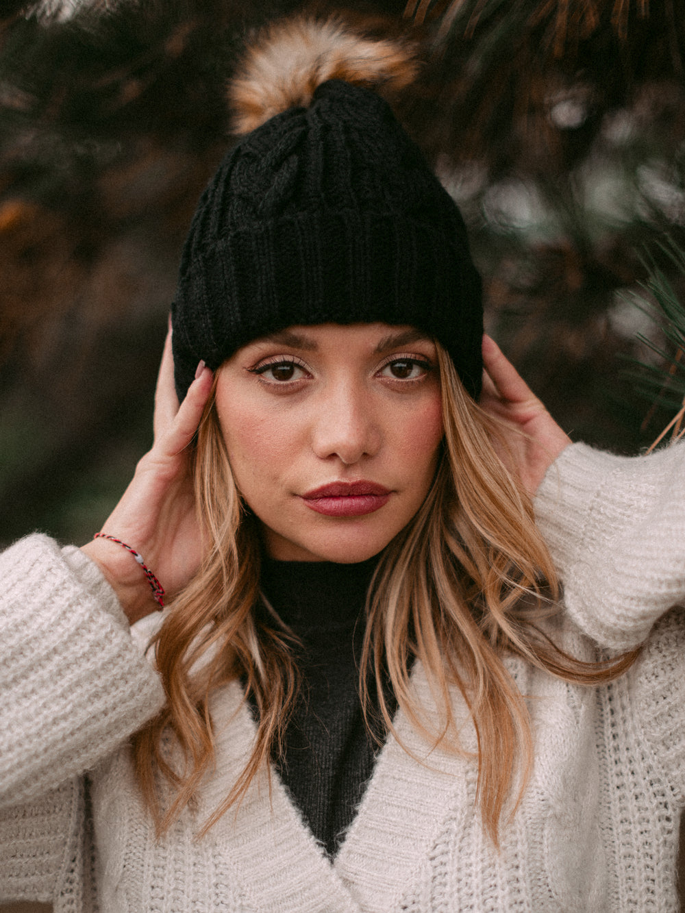 HARLOW LILY FAUX FUR POM - CLEARANCE