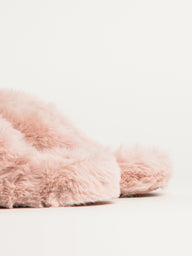 WOMENS HARLOW CROSSOVER SLIPPER - CHERRY
