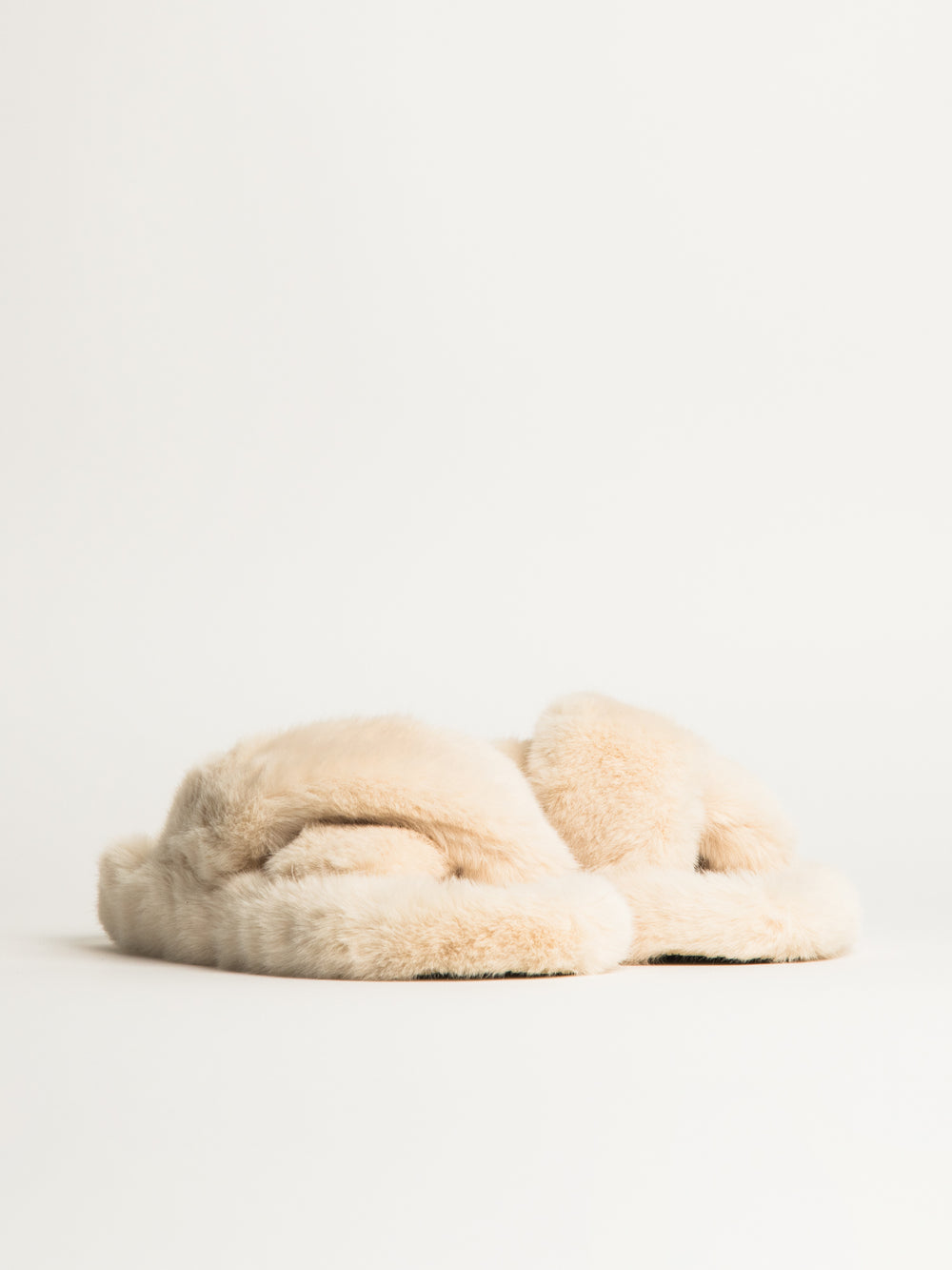 WOMENS HARLOW CROSSOVER SLIPPER - CREME
