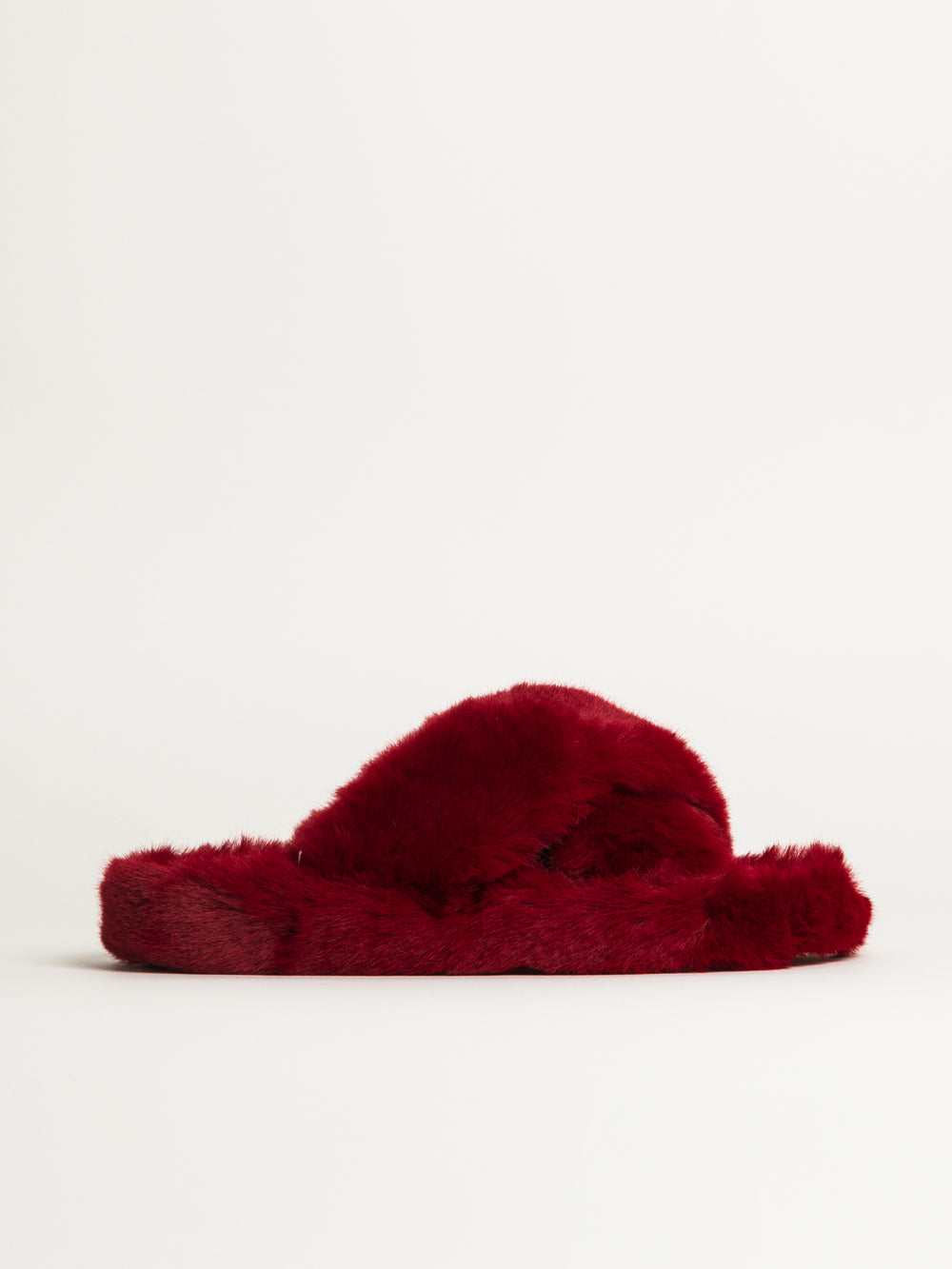 WOMENS HARLOW CROSSOVER SLIPPER - RED