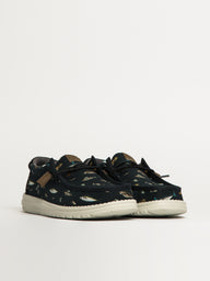 MENS HEYDUDE WALLY MARLIN SLIP-ON - BLACK