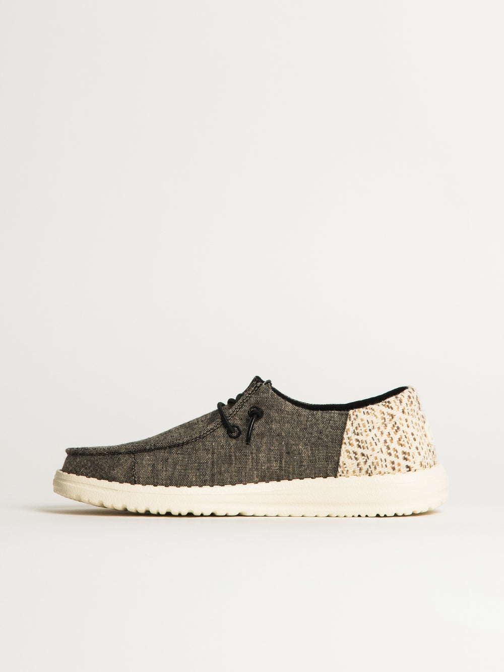WOMENS HEYDUDE WENDY FUNK SURF BAJA SNEAKER - BLACK