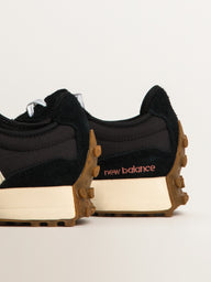 WOMENS NEW BALANCE THE 327 SNEAKER - BLACK/WHITE
