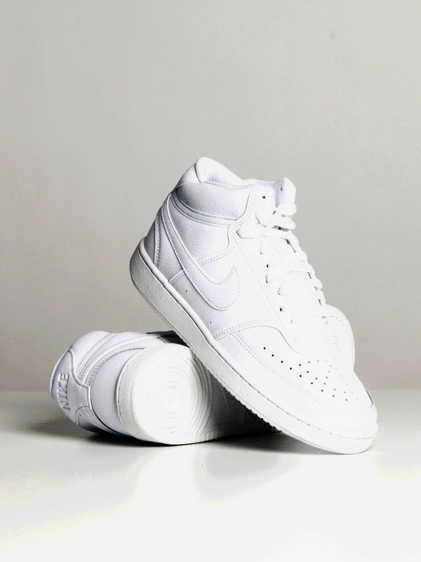 NIKE WOMENS NIKE COURT VISION MID SNEAKER - WHITE - Blackwell Supply Co.