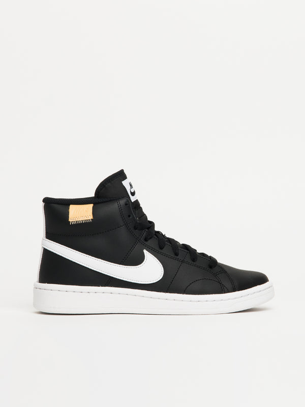 NIKE WOMENS NIKE COURT ROYALE 2 MID SNEAKER - BLACK/WHITE - Blackwell Supply Co.