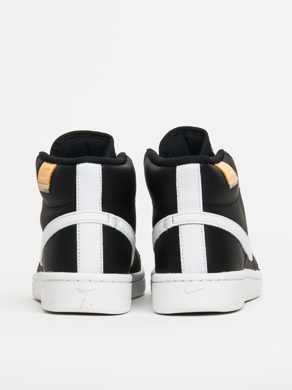 WOMENS NIKE COURT ROYALE 2 MID SNEAKER - BLACK/WHITE