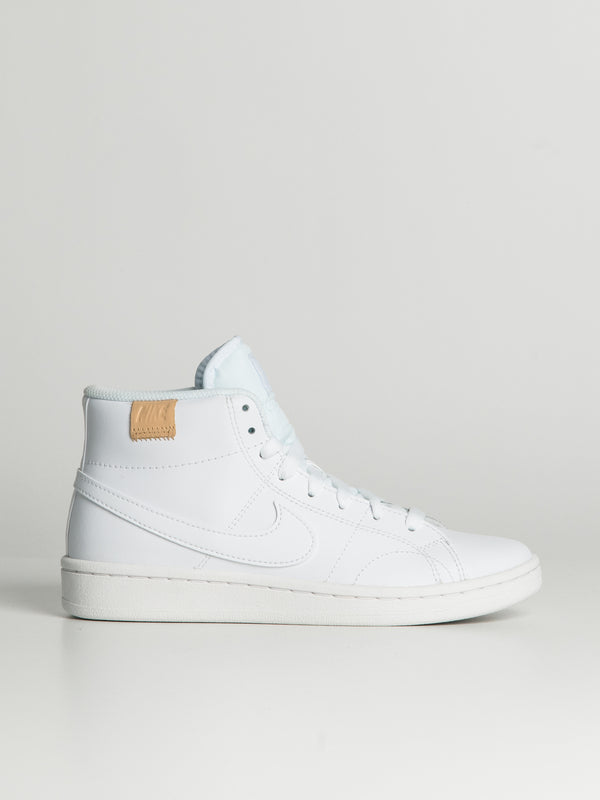 WOMENS NIKE COURT ROYALE 2 MID SNEAKER - WHITE