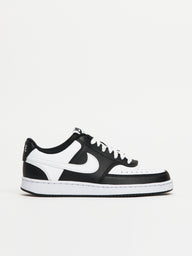 WOMENS NIKE COURT VISION LOW NEXT NATURE SNEAKER - BLACK/WHITE