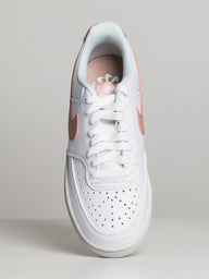 WOMENS NIKE COURT VISION LO NEXT NATURE SNEAKER - WHITE/PINK OXFORD