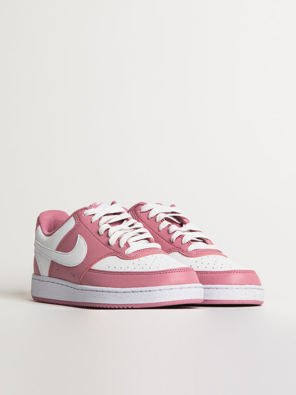 NIKE WOMENS NIKE COURT VISION LO NEXT NATURE SNEAKER - PINK/WHITE - Blackwell Supply Co.