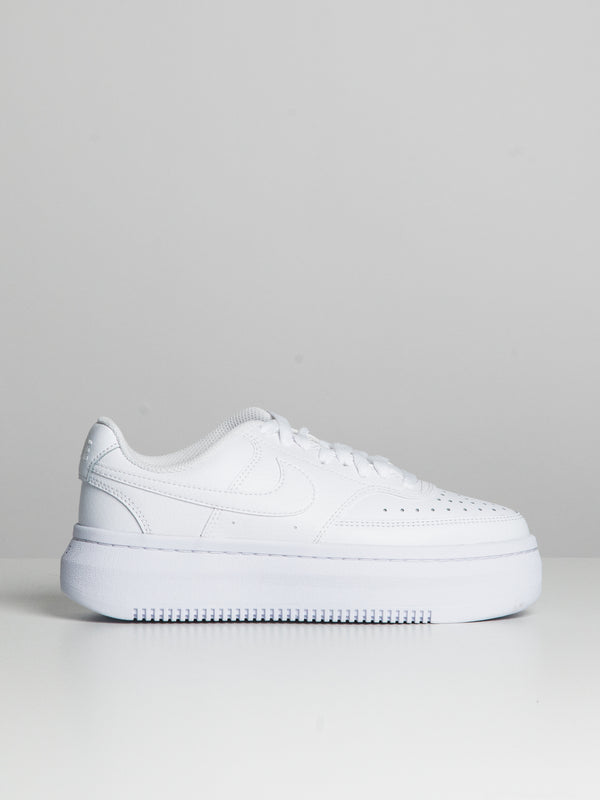 NIKE WOMENS NIKE COURT VISION ALTA LEATHER SNEAKER - WHITE - Blackwell Supply Co.