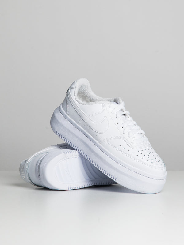NIKE WOMENS NIKE COURT VISION ALTA LEATHER SNEAKER - WHITE - Blackwell Supply Co.