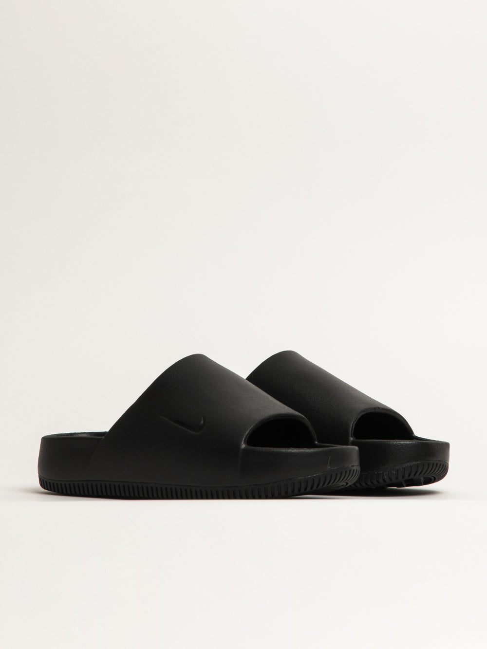 WOMENS NIKE CALM SLIDES - BLACK