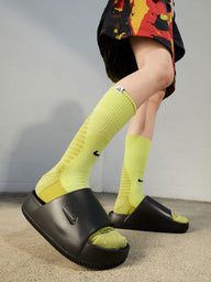 WOMENS NIKE CALM SLIDES - BLACK