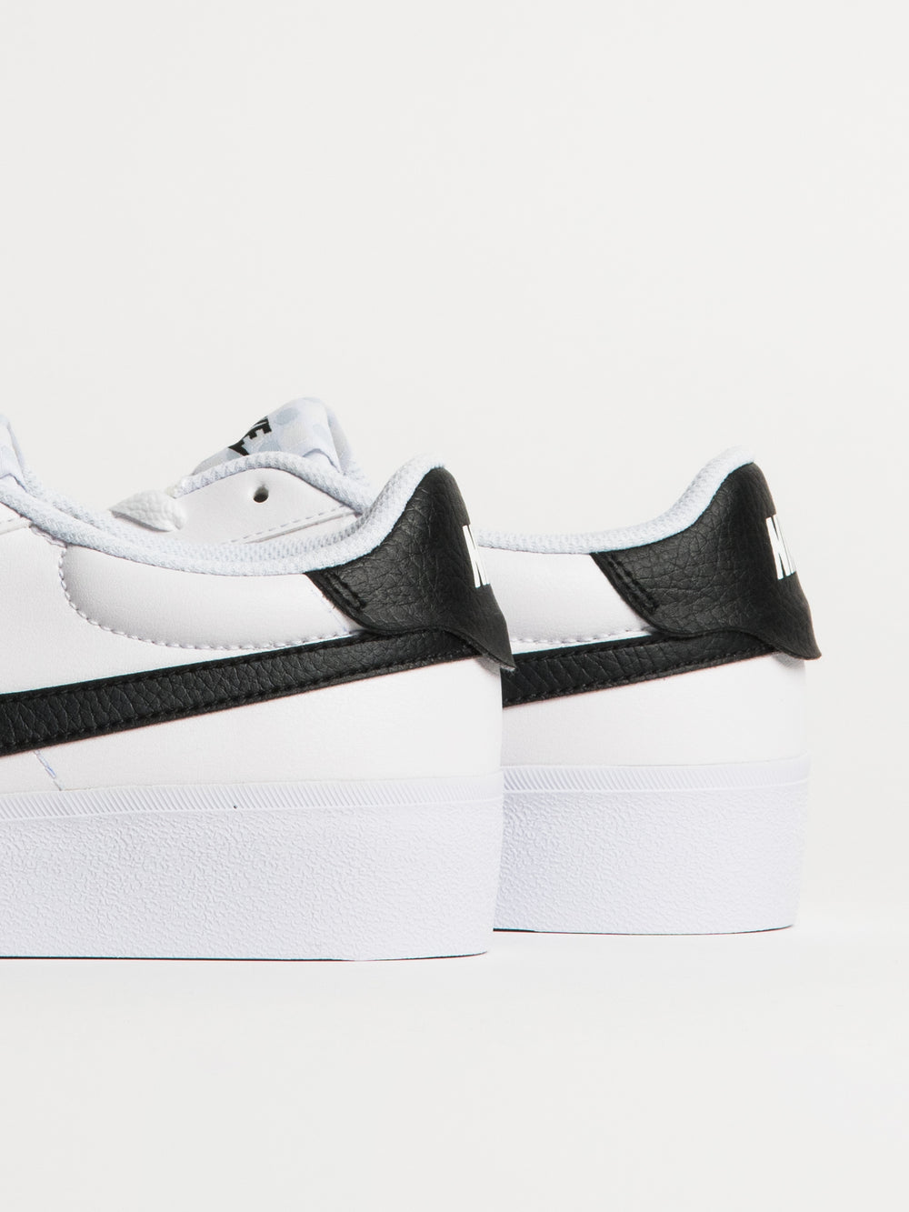MENS NIKE COURT SHOT SNEAKER - WHITE/BLACK