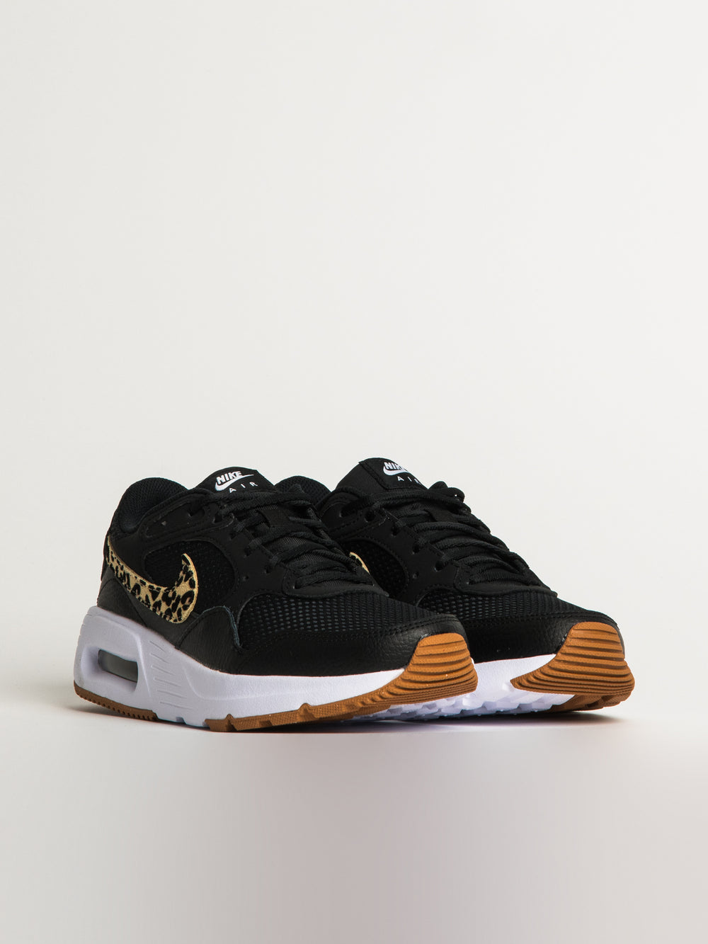 WOMENS NIKE AIR MAX SC SNEAKERS - BLACK/WHITE/LEOPARD