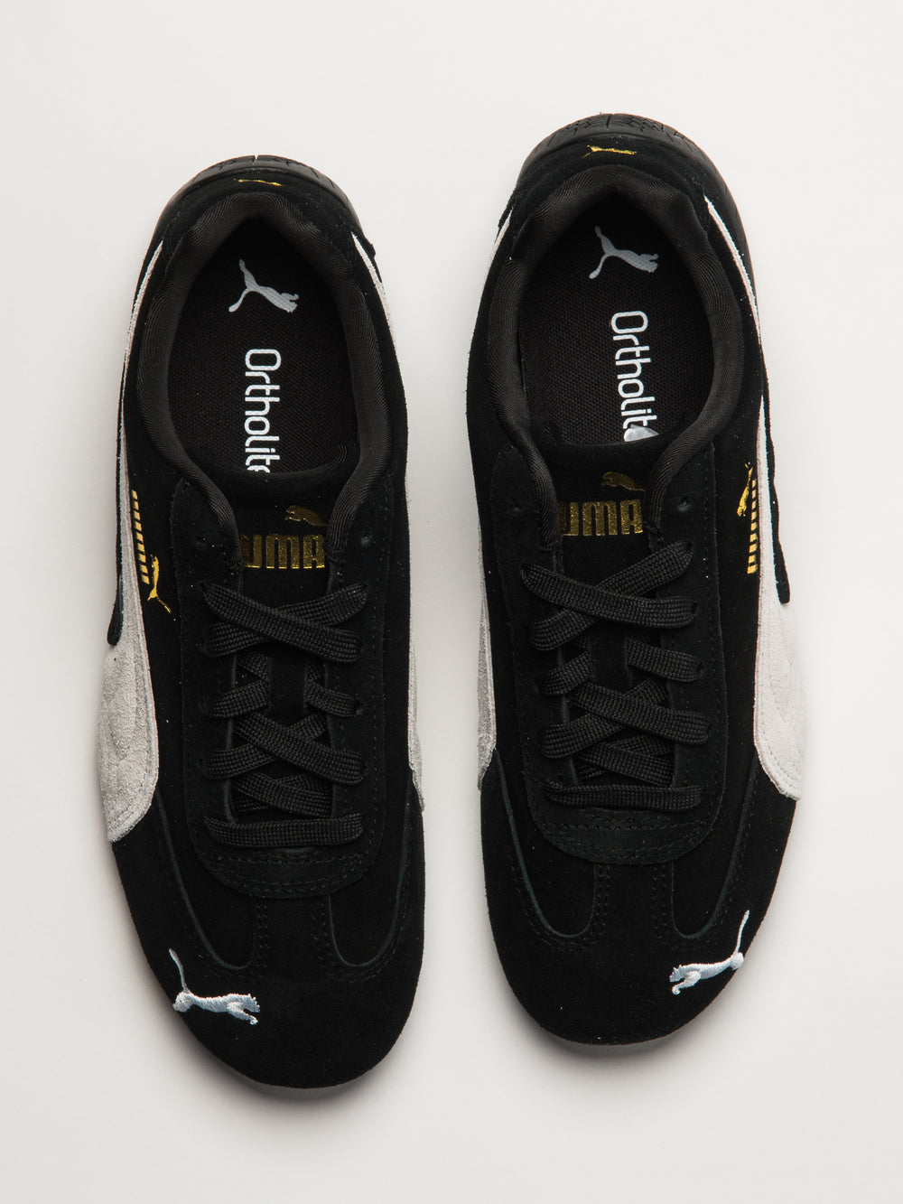 WOMENS PUMA SPEEDCAT OG SNEAKER - BLACK/WHITE