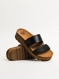 WOMENS REEF CUSHION VISTA HI SANDALS - CLEARANCE