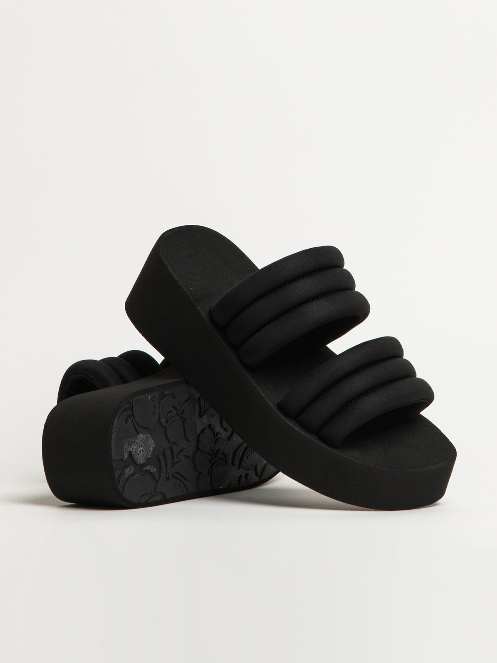 WOMENS ROXY TOTALLY TUBULAR SLIDES - CLEARANCE