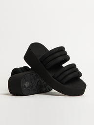 WOMENS ROXY TOTALLY TUBULAR SLIDES - CLEARANCE