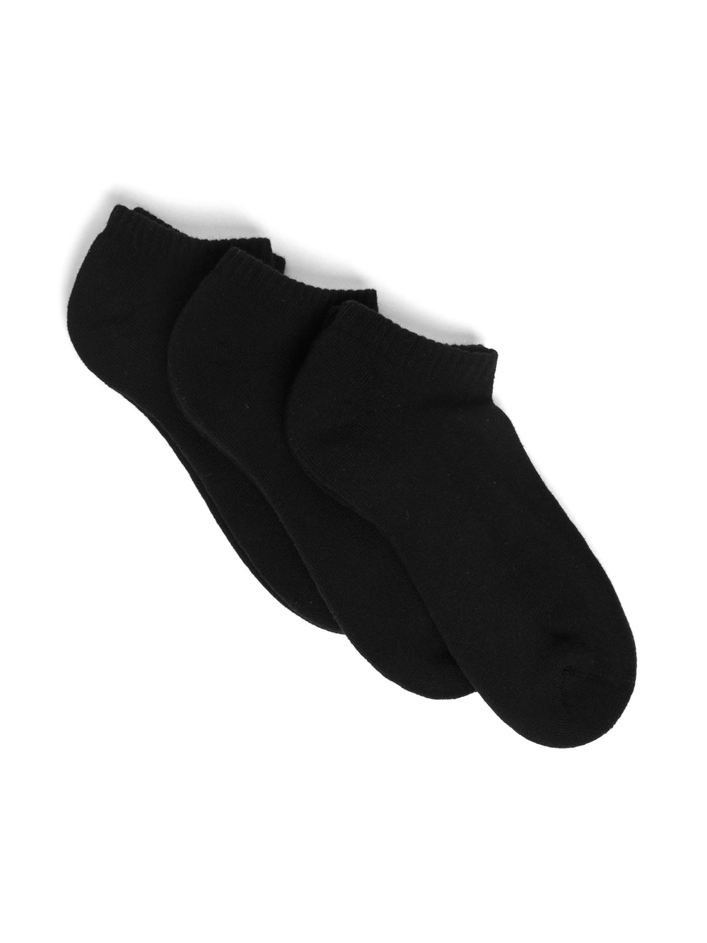 ANKLE SOCK 3 PACK SOCKS - BLACK