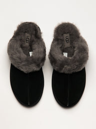 WOMENS UGG SCUFFETTE II SLIPPER - BLACK