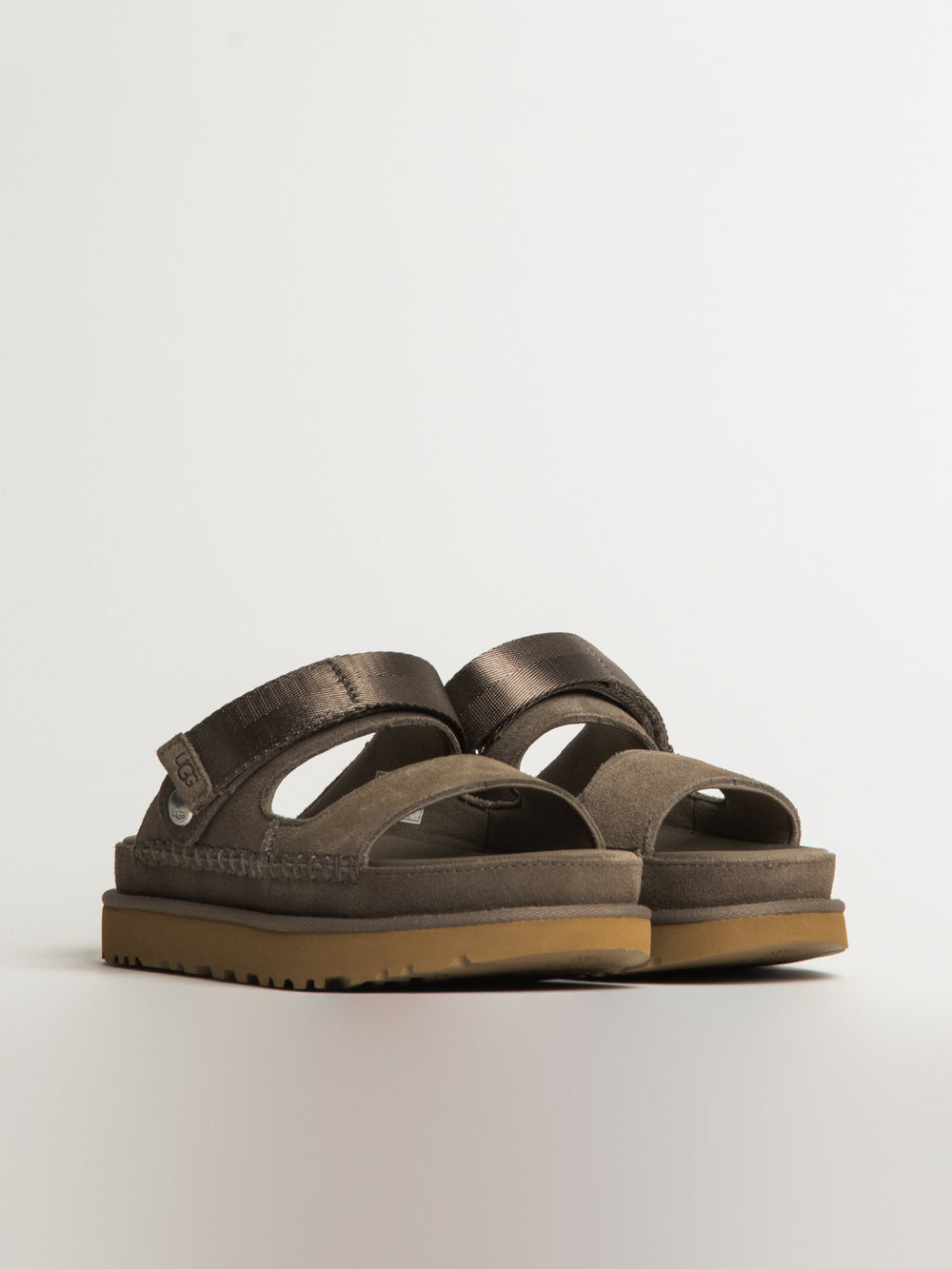 WOMENS UGG GOLDENSTAR ADJUSTABLE SLIDE - SMOKE PLUM