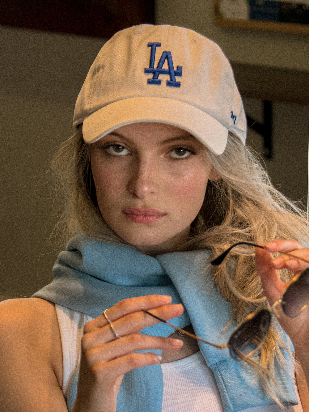 47 LA DODGERS CLEAN UP HAT - CLEARANCE